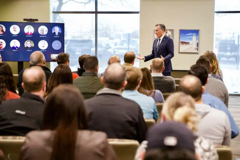 MItt Romney Visits Clyde Companies