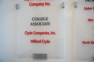 Clyde Companies Donation to UofU Alan Layton Building