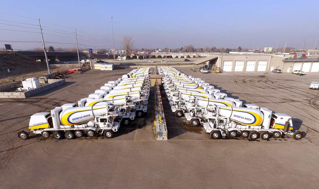 Natural Gas Fleet of Ready Mix Trucks