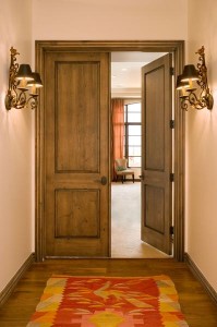 Stained Interior doors, French Doors stained, French doors solid wood